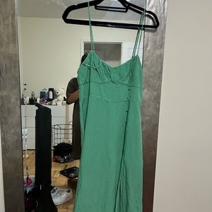 Green dress